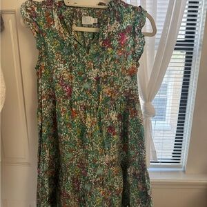Time and Tru Multicolor Floral Dress